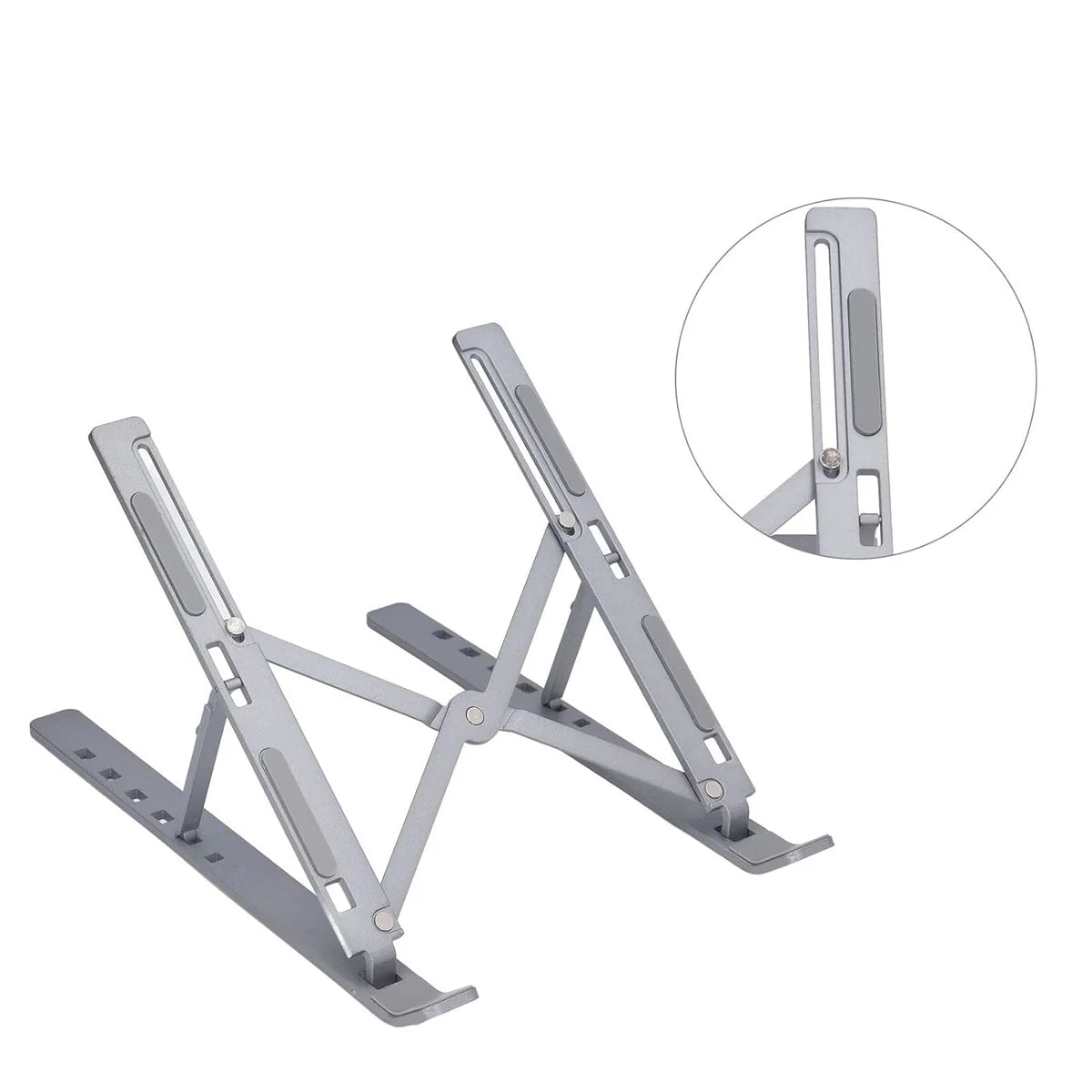 Metal Portable Laptop Stand With 7 Adjustable Angles