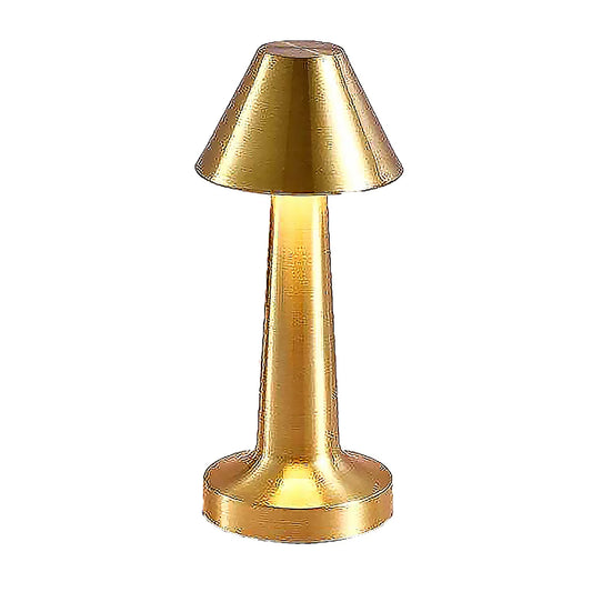 Led Lamp With Touch Control Decorative Desk Lamp Portable Metal Led Table Lamp Usb Rechargeable 3 Color 3 Levels Brightness Dimmable Eye Protection Modern Lamp For Home Decor Party Kids Room Bedroom (1 Pc)