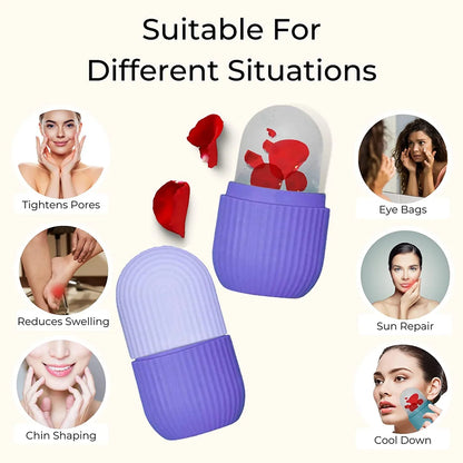 Beauty Ice Roller For Face Massager Eye Reusable Face Rollers Facial Roller ( Loose )