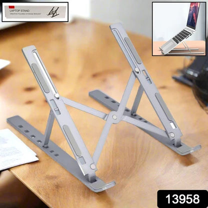 Metal Portable Laptop Stand With 7 Adjustable Angles