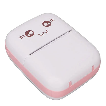 Pocket Mini Printer Mobile Phone Bluetooth Connection Wireless Mini Thermal Printer With Android Or Ios App For Pictures Portable Smart Printercontains 1 Rolls Thermal Paper With Fast Paper Output For Photo Image